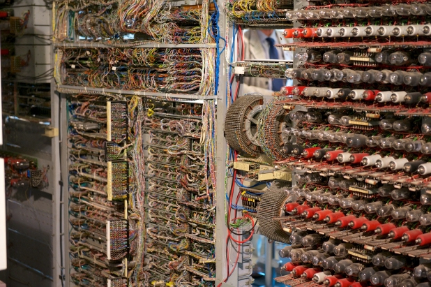 Stepping relays and valves inside Colossus