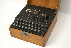 Typical view of Commercial Enigma with serial number A818