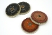 Plastic (left) and bakelite adjustable wheels (right)