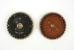 Plastic (left) and bakelite adjustable wheels (right)