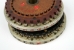 Bakelite (top) and plastic adjustable wheels (bottom)