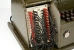Close-up of the plugboard