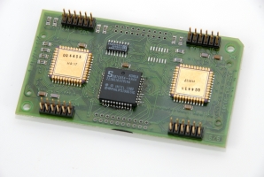 Two OQ4436 chips used in the crypto heart of the PNVX phone