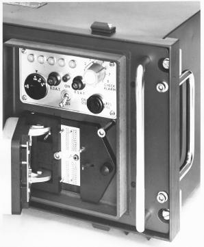 The opened tape reader of the Tarolex