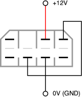 Connections at the rear of the T-2000/II
