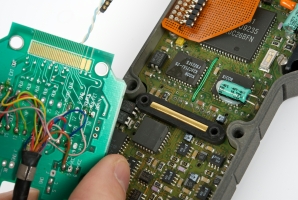 Cable assembly removed