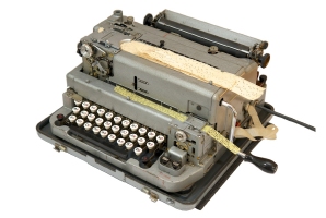 M-105 AGAT with 11-level key tape and normal 5-level tape loaded