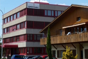 The current building of OMNISEC at Rietstrasse 14 in D�llikon.